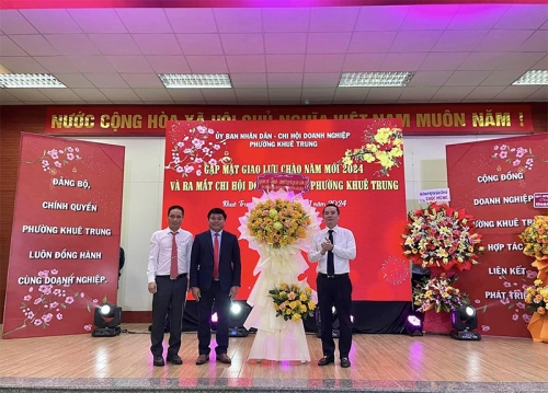  Chi hội doanh nghiệp phường Khuê Trung tổ chức chào năm mới 2024 và ra mắt BCH